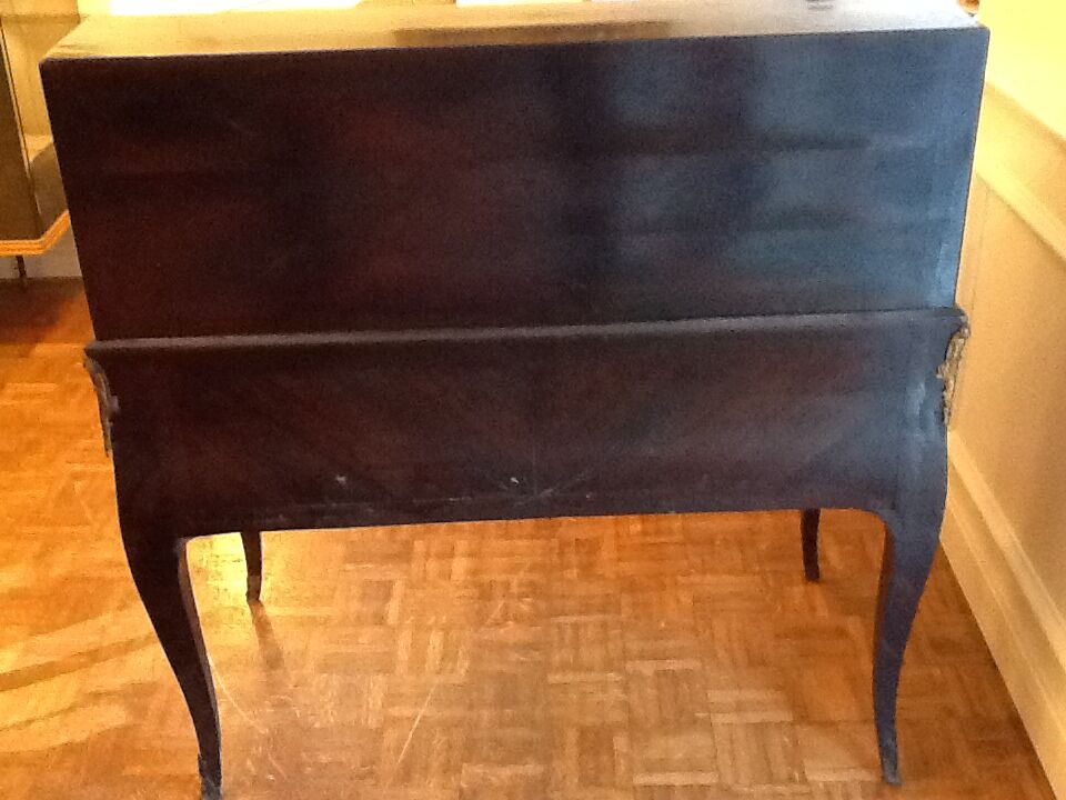 Office in slope of the period Louis XV inlaid rosewood