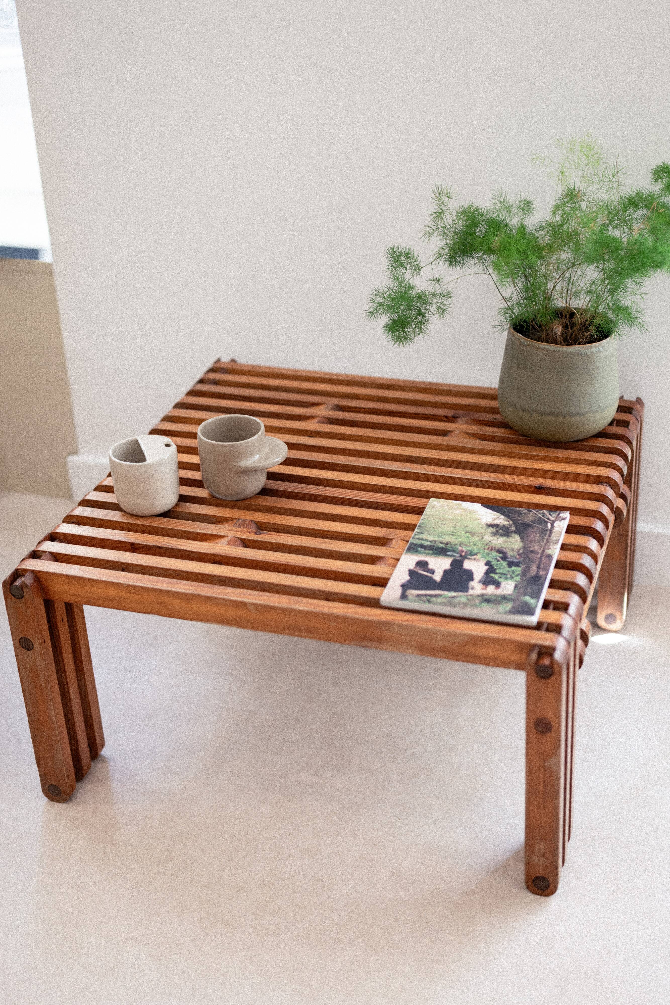 Jean Michel Chaudeurge, table basse pour Bruynzell