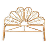 Peacock Rattan Headboard