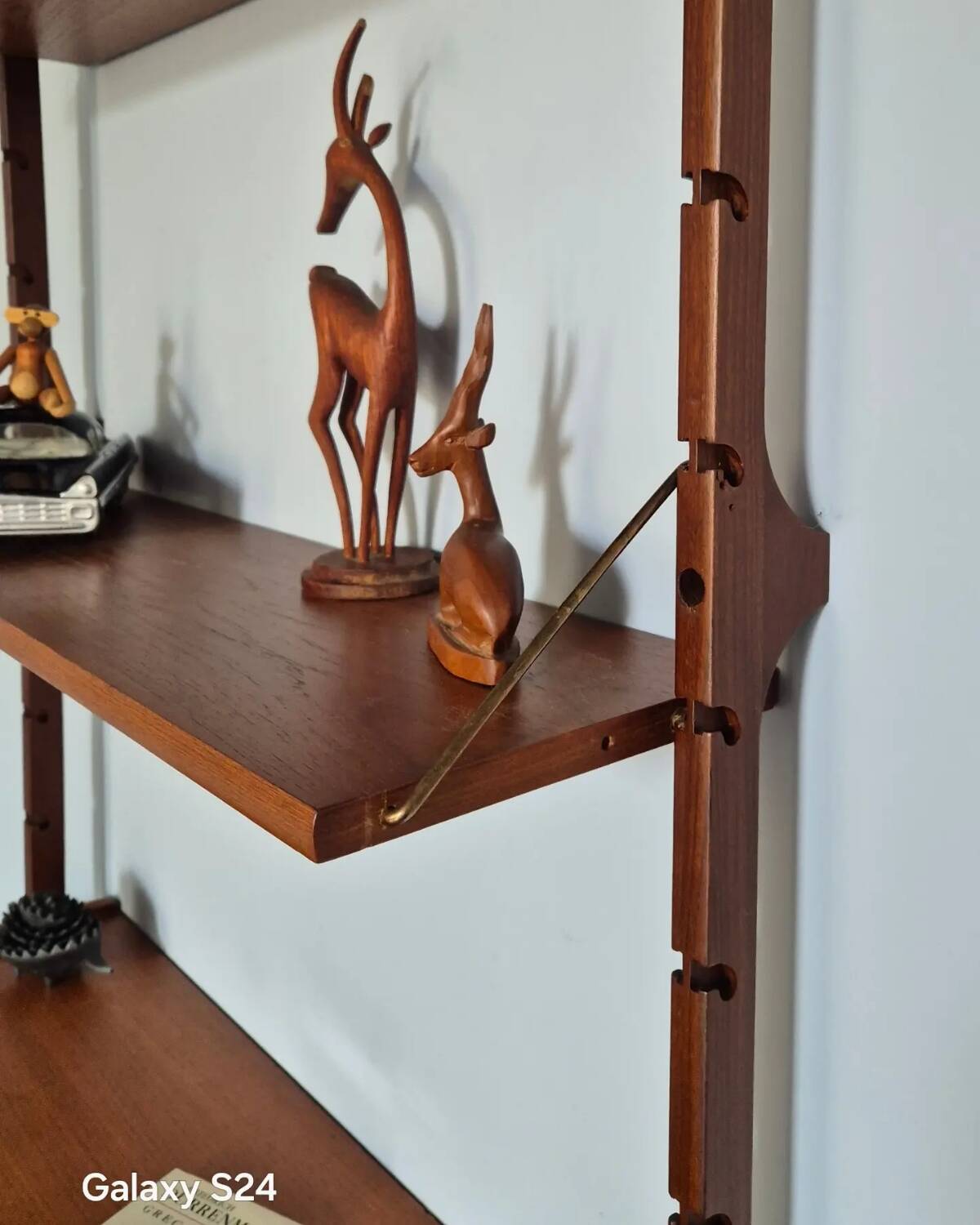 Ergo wall-mounted shelving unit by Blindheim 1960s