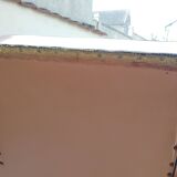 Club chair in imitation leather