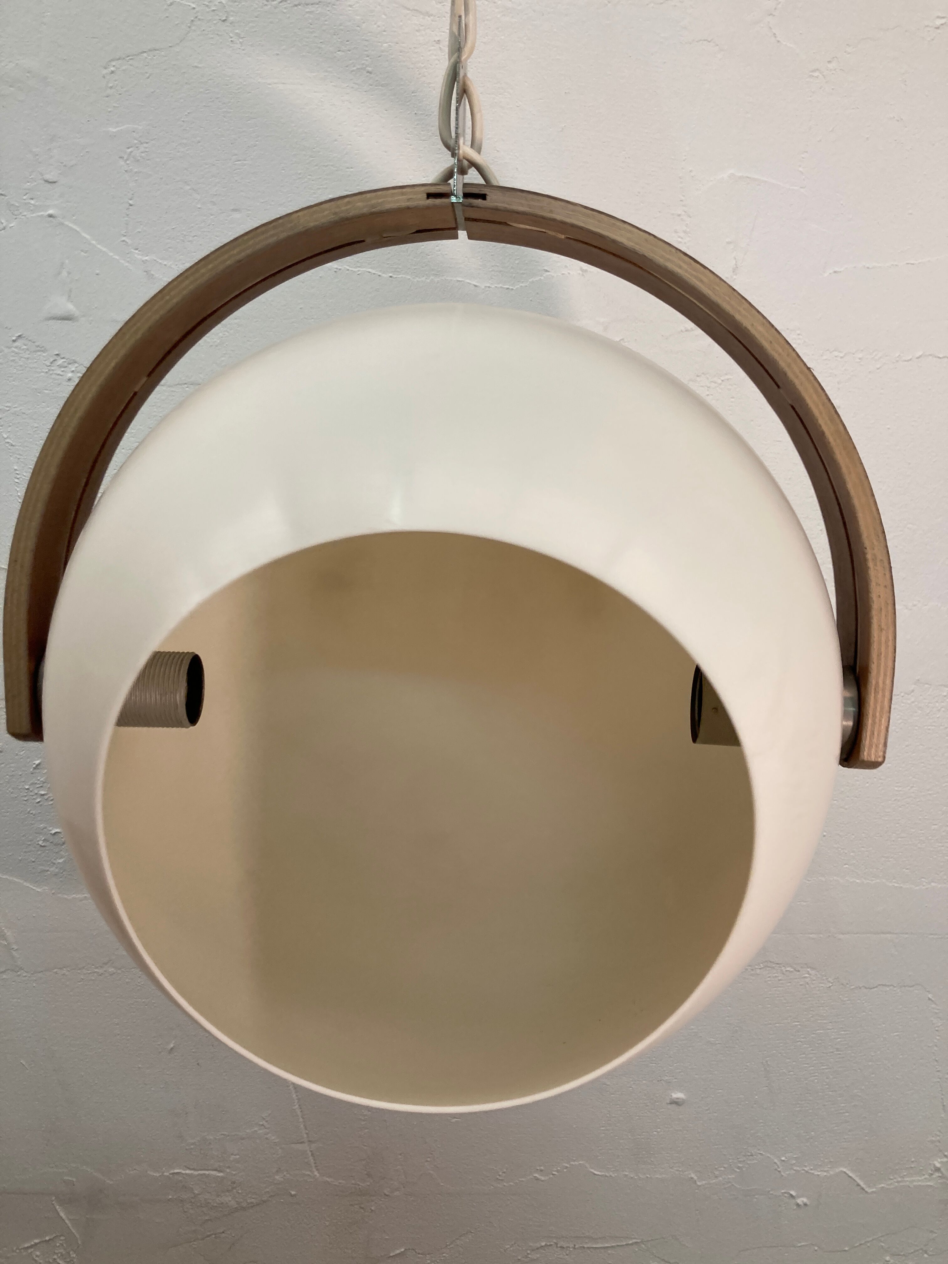 Large space age round globe sphere by Temde, Switzerland 1970s