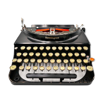 Machine à écrire Remington Portable 3 usa 1930 révisée ruban neuf