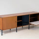 Teak enfilade Minvielle ARP Guariche, Motte, Mortier 1960