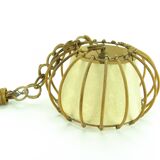 Vintage rattan pendant light