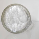 Pichet en verre  craquelé artisanal 24,5 cm