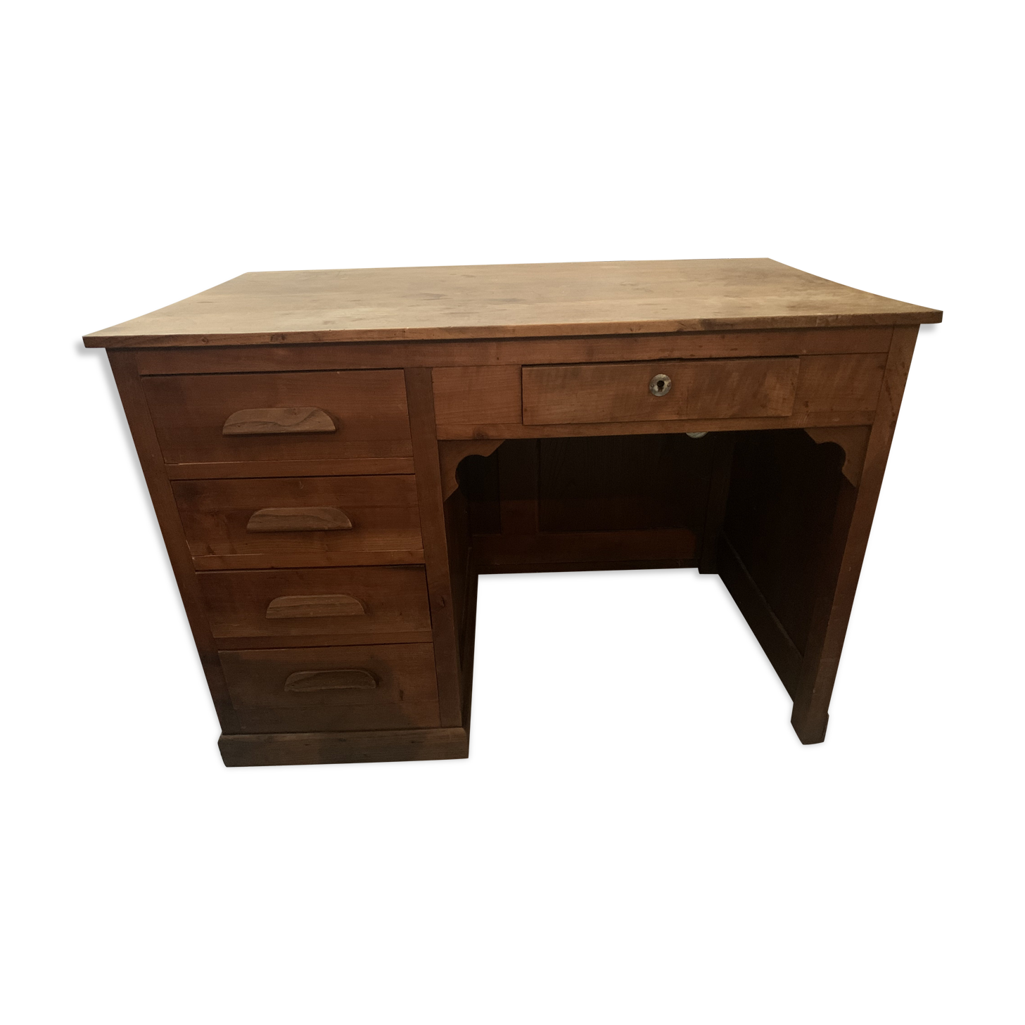 Vintage solid oak desk