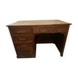 Vintage solid oak desk