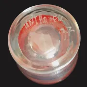 Vase en verre épais, verrerie Ingrid Glashütte (Euskirchen, Allemagne)