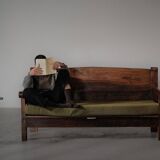 Mountain bench, folk art, 1800