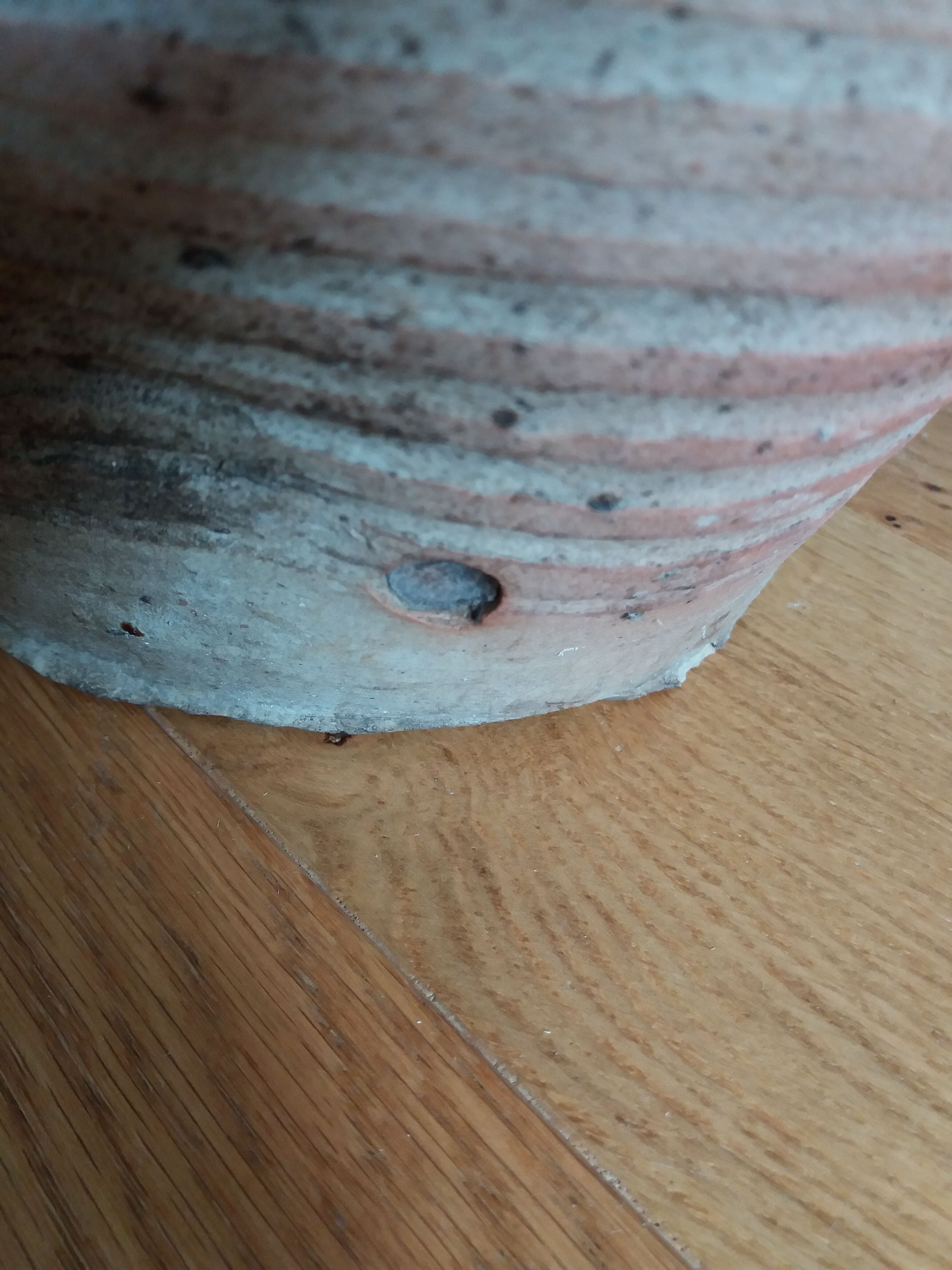 Stoneware vinegar jar