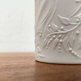 White German porcelain vase from the mid-century by Bjørn Wiinblad for Rosenthal, 1960s.