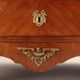 Commode Louis XVI ancienne en acajou et bois de rose, XIXe siècle