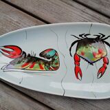 Seafood platter dish