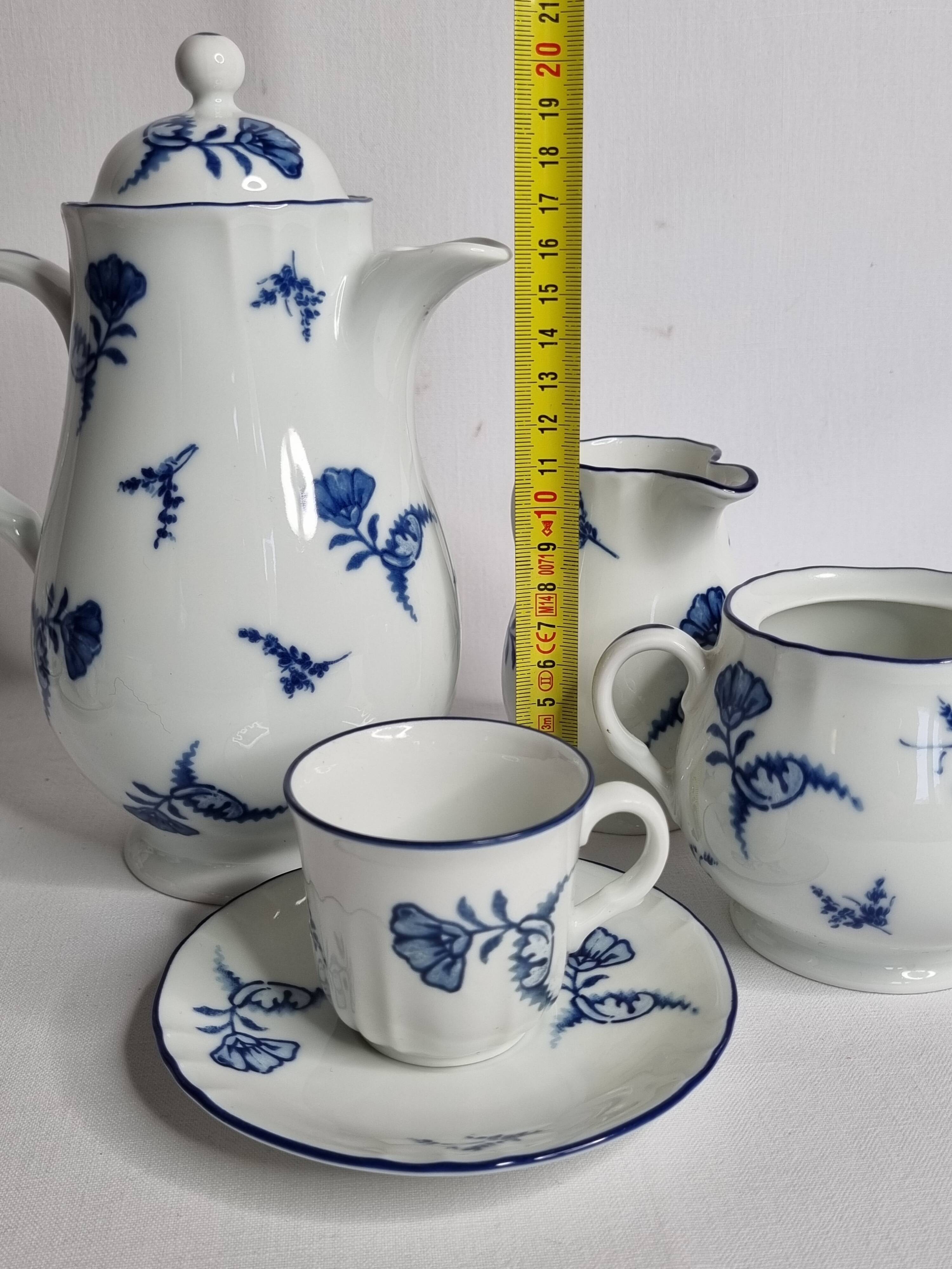 “Richard Ginori” porcelain coffee service, Italy