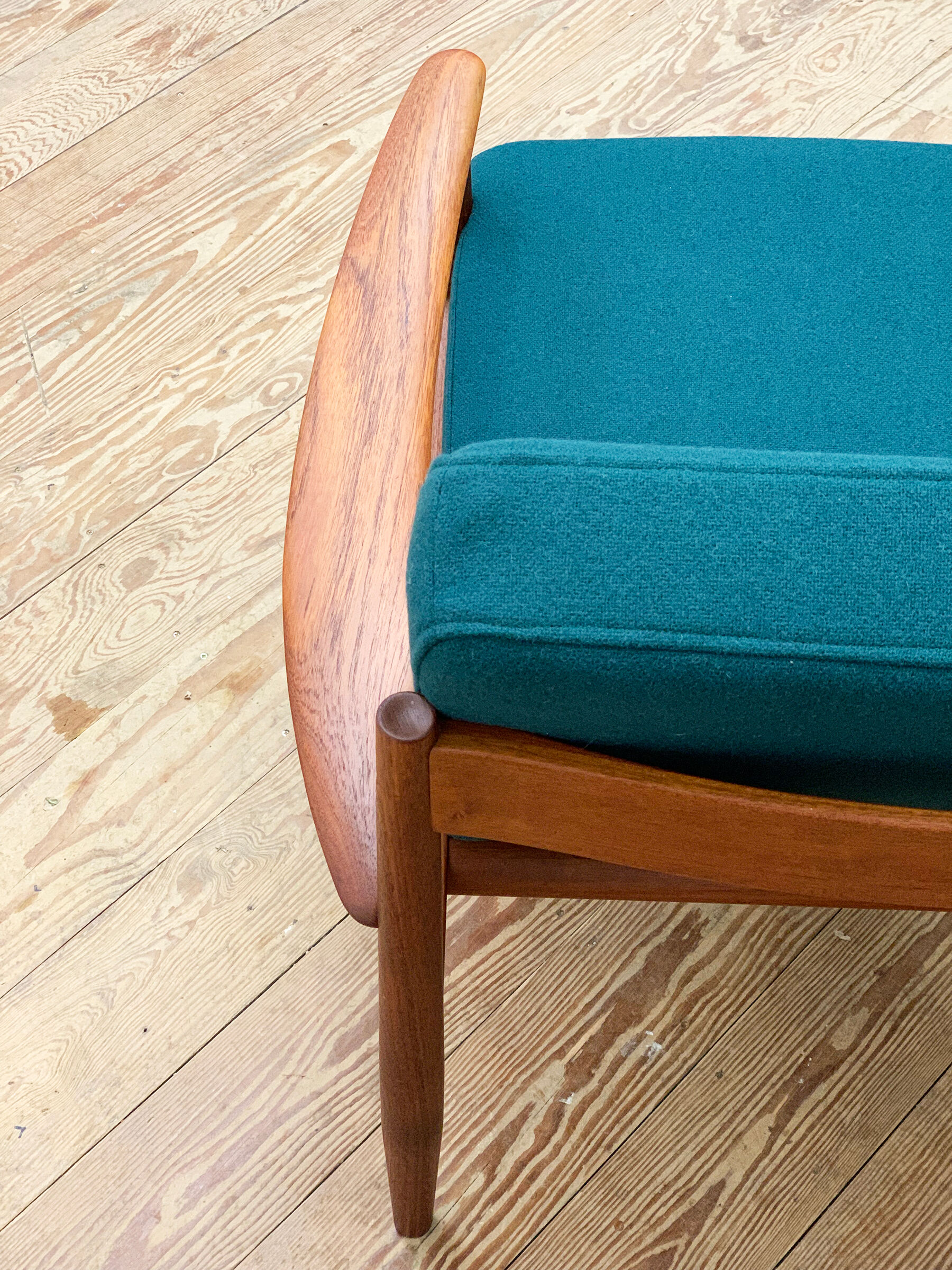 Mid Century Modern Teak armchair or easy chair by Grete Jalk for France & Son, Danish Design, 1950er