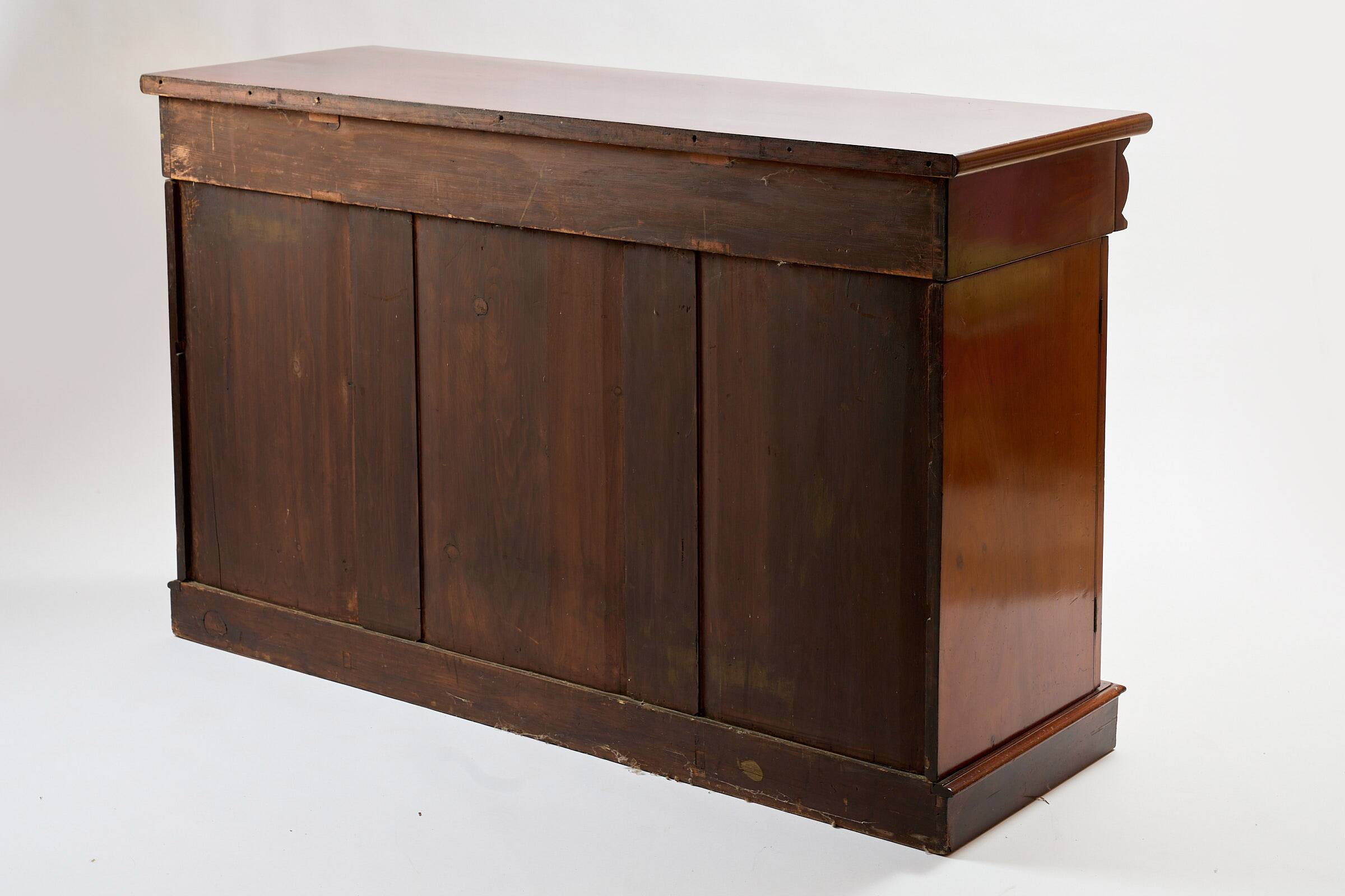 Four-door mahogany sideboard