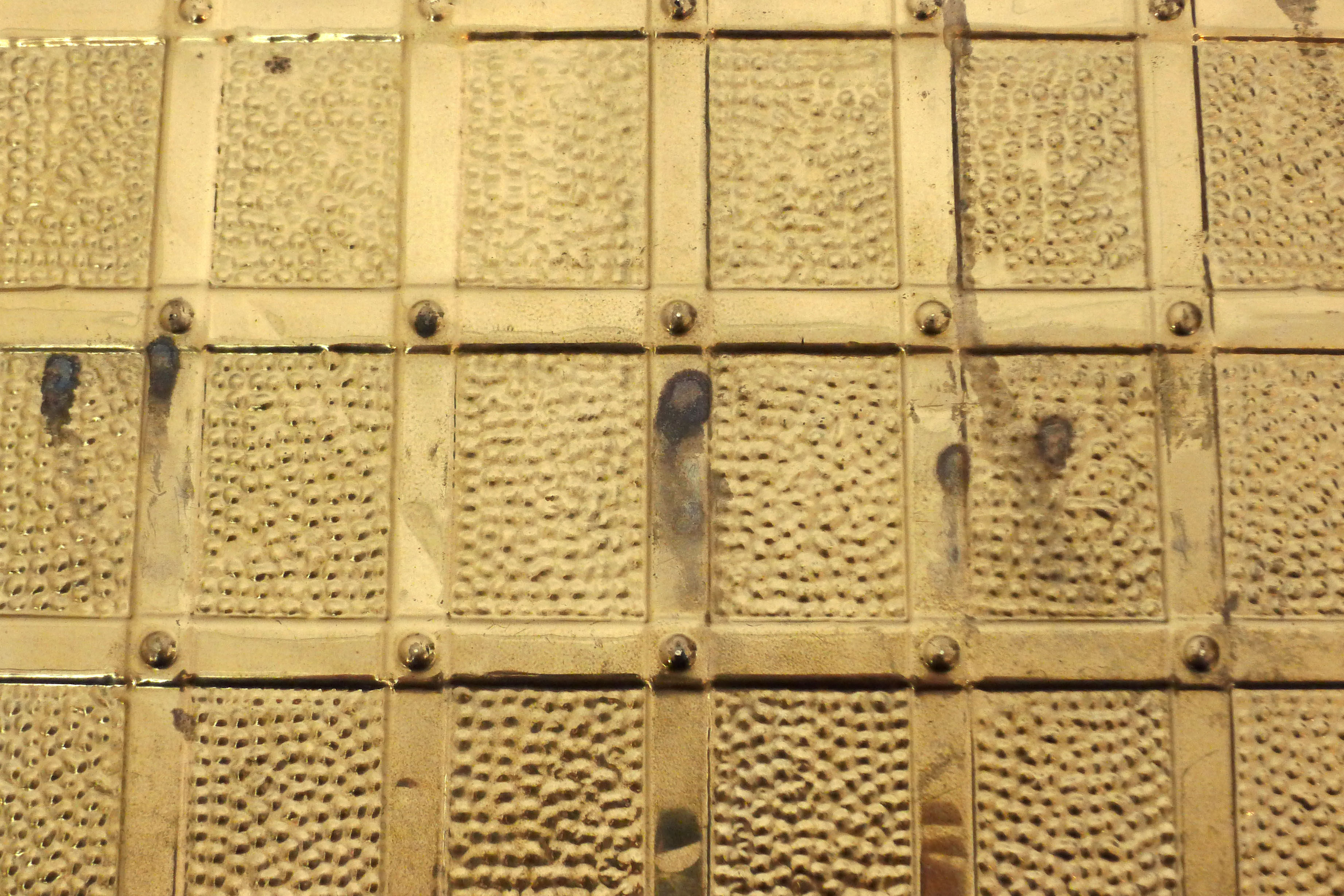 1960's brass magazine rack