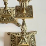 Antique Lion's Paw Candlesticks