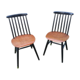 Pair of fanett chairs by ilmari tapiovaara 60s