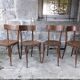Series of 4 chairs bistro Thonet