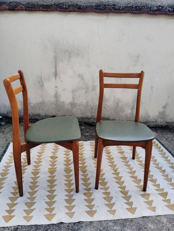 Paire de chaises inspiration scandinaves