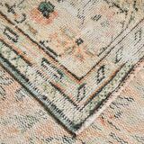 7x10 Pale Red & Cream Oversize Vintage Rug, 207x304Cm