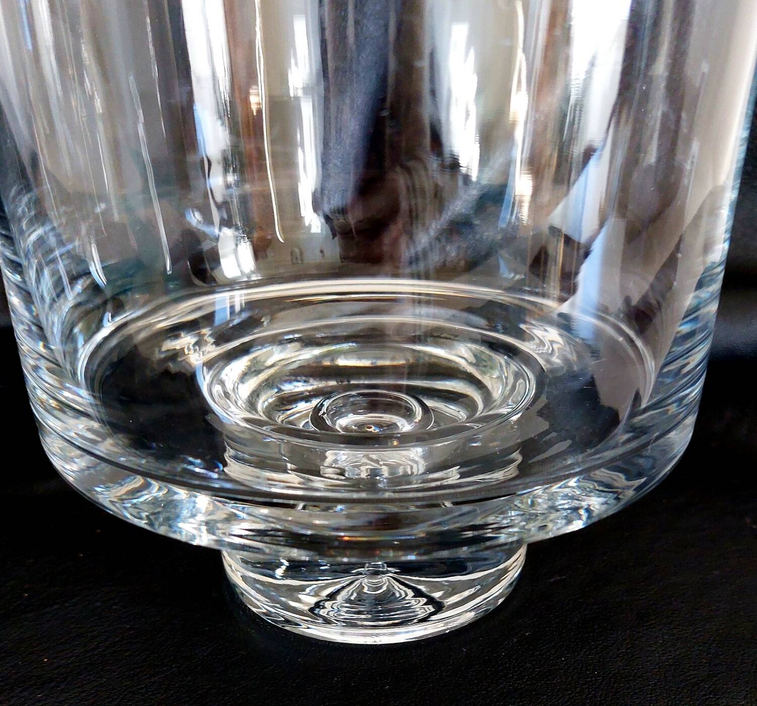 Designer glass vase