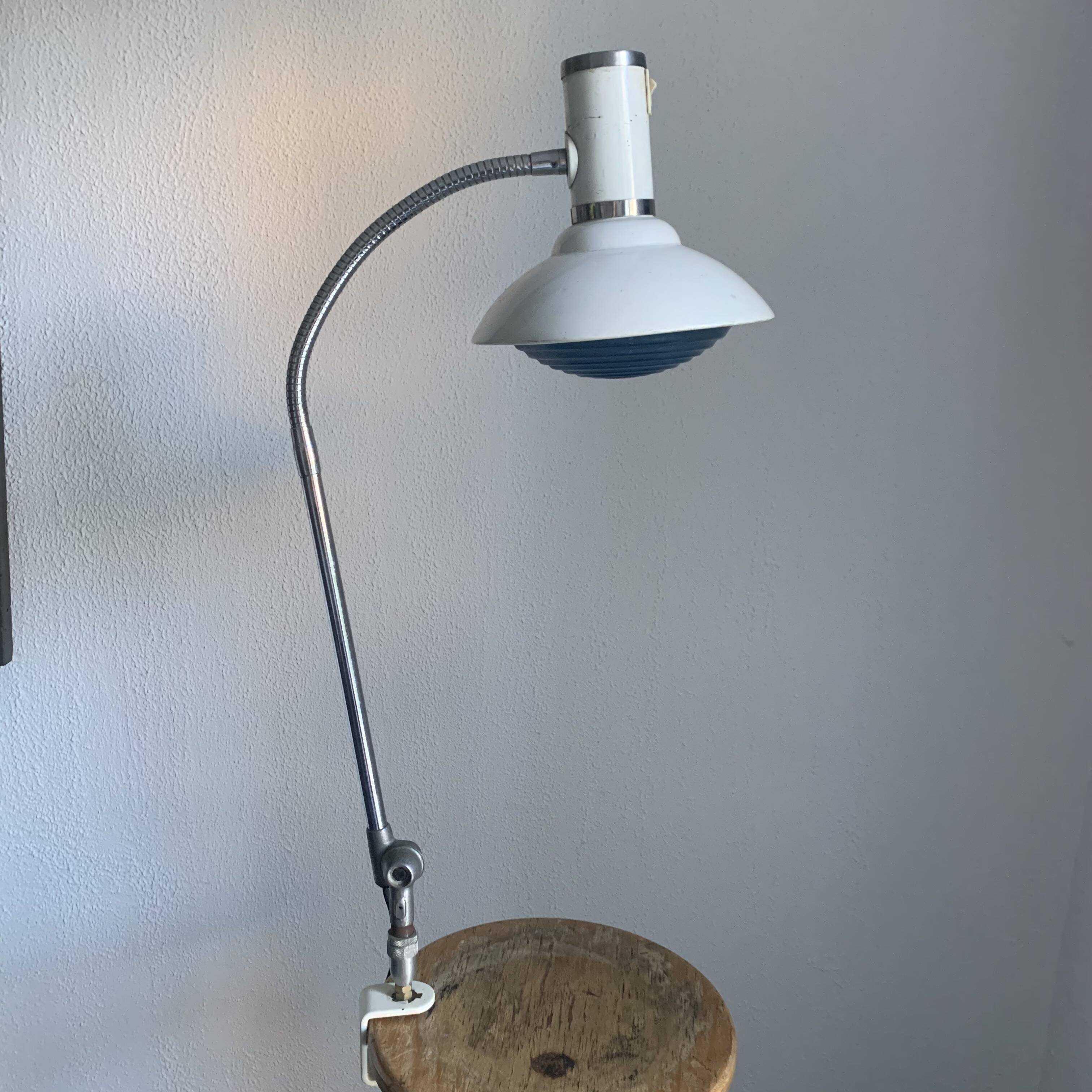 Lampe vintage 1950 industrielle Solr Paris Ferdinand Solere - 75 cm