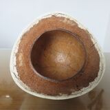 Ice bucket "coconut" bone marquetry 50s
