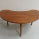 Mid Century moon-shaped coffee table