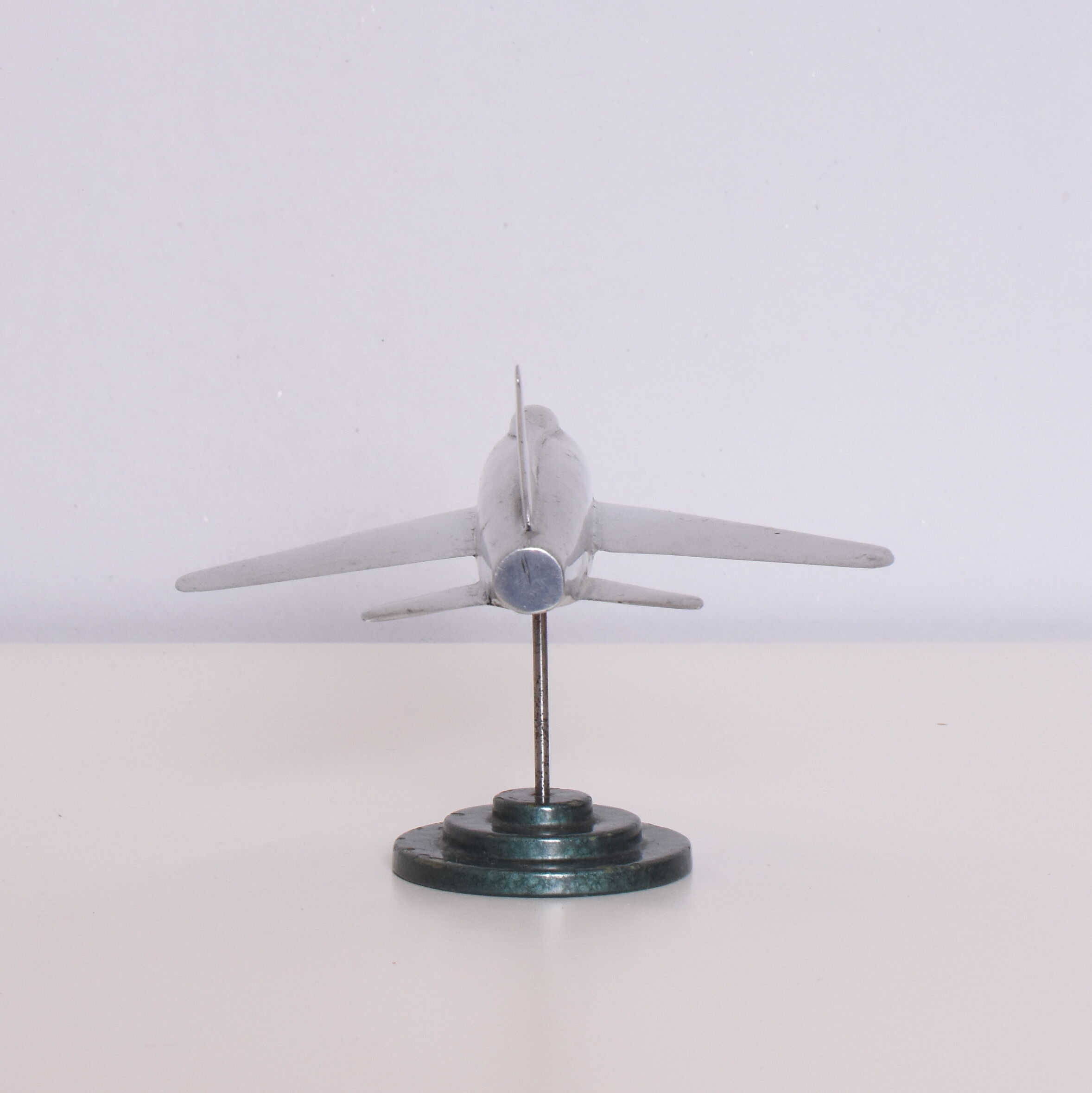 Maquette avion en aluminium, années 1950