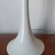 Lampe tulipe, abat-jour oiseaux orange, 1970