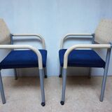 Dining conference chairs by Wiesner Hager and designed by Arge2, 1980s