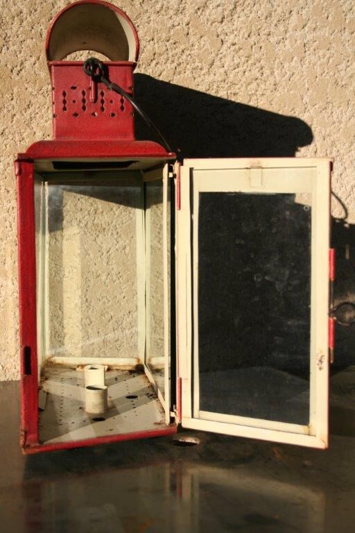 Painted sheet metal wall Lantern