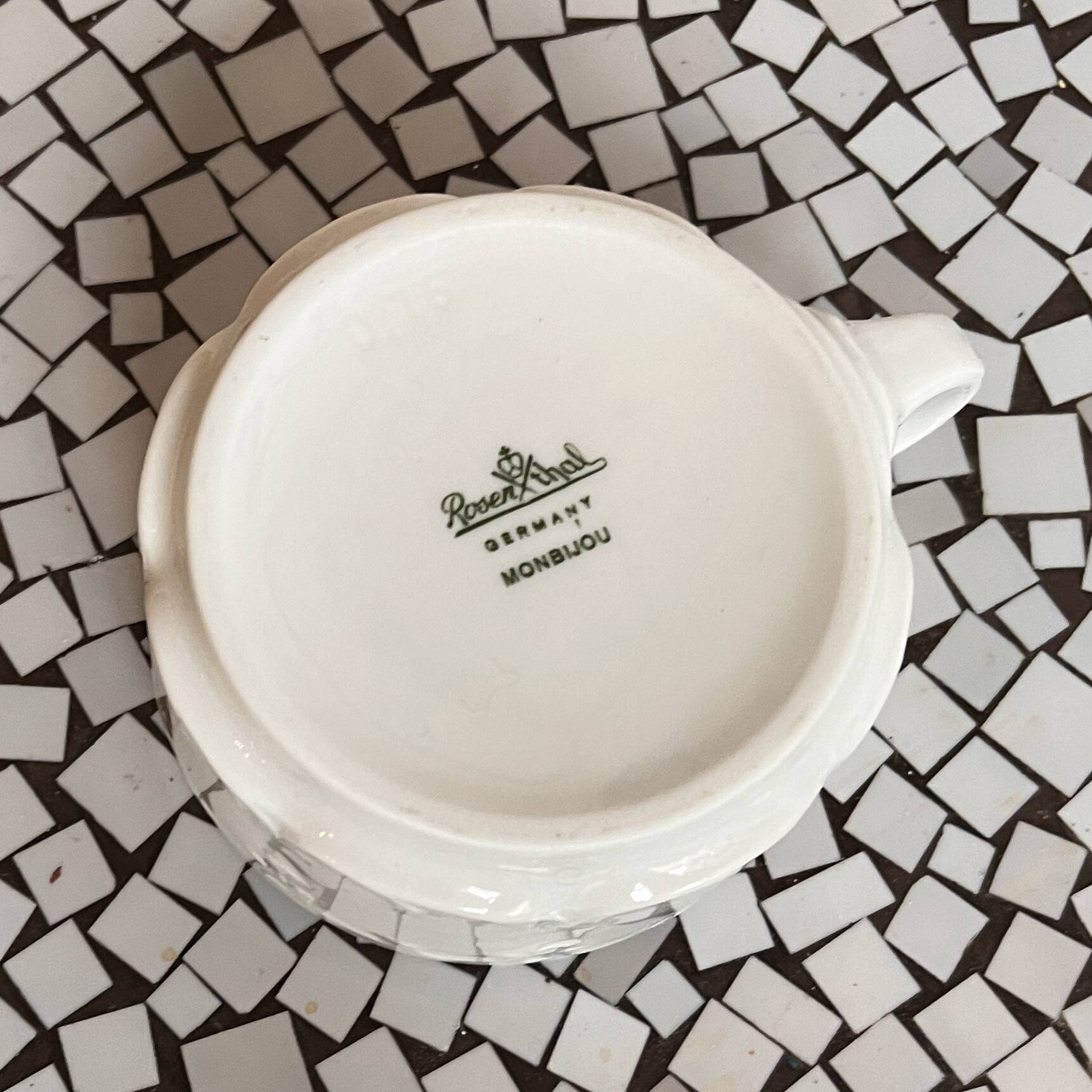 Rosenthal Monbijou porcelain cup, Germany 1970s.