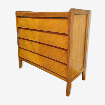 Commode scandinave tiroirs inclinés