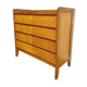 Scandinavian chest of drawers inclined drawers