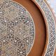 Egyptian tray solid wood marquetry inlaid with mother-of-pearl
