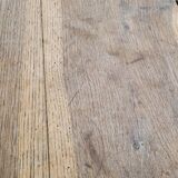 Rustic farm table in old patinated solid oak - 1900s