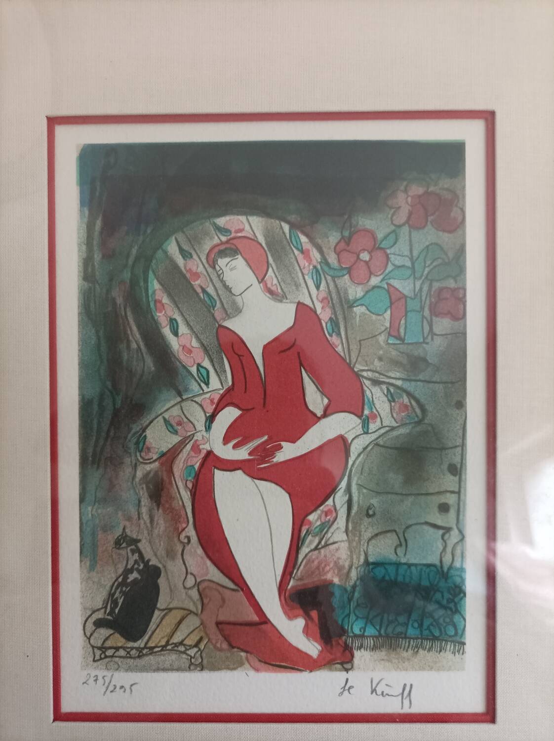 Lithograph Linda Le Kinff