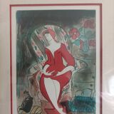 Lithograph Linda Le Kinff