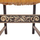 Set de 8 chaises paillées art déco 1940