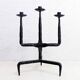 Brutalist cast iron candle holder 1950
