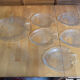 Plate + 5 ARCOROC Fish Shape Glass Mould Plates + Vintage Box #