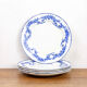 5 assiettes faïence anglaise Cauldon pour le Grand Dépôt