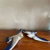 Pair of ceramic seagulls
