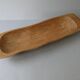 Large solid wood bowl, hand carved