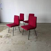 Set of 4 designer chairs model CM 145 by Pierre Paulin