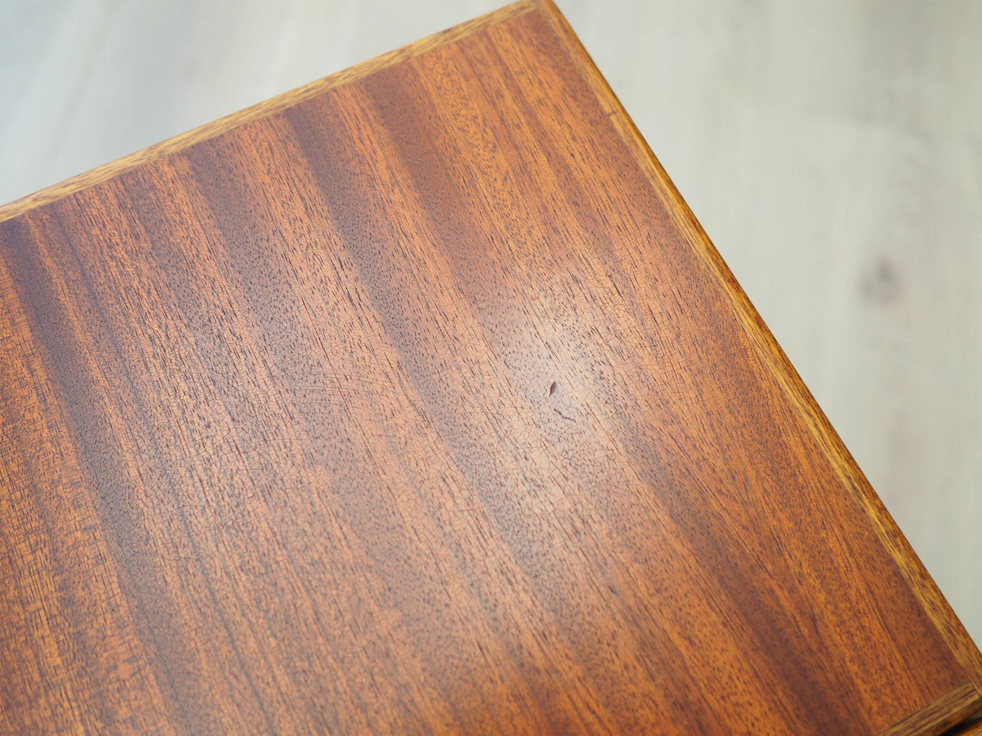 Mahogany coffee table, Danish design, 1970s, production: Denmark